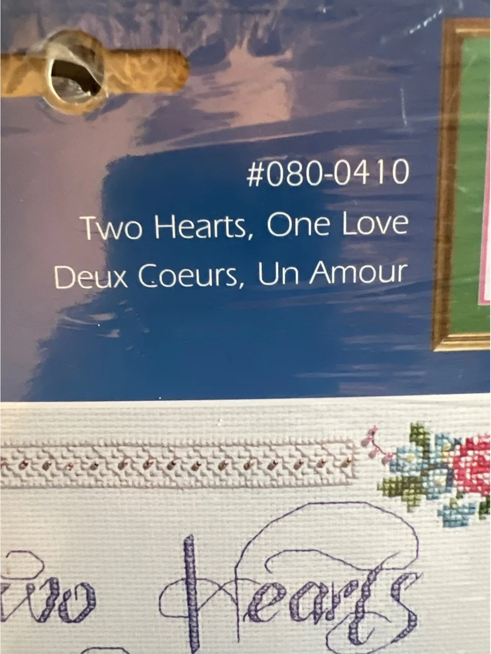Janlynn Counted Cross Stitch Kit Two Hearts One Love 14